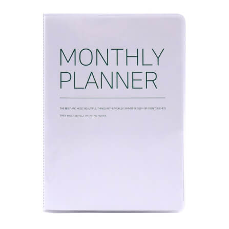 สมุดโน๊ต Ropamoda PVC Monthy planner สีเขียว_0